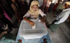 ສີ້ນສຸດການເລືອກຕັ້ງ ສະພາແຫ່ງຊາດຢູ່ ມ້ຽນມາ